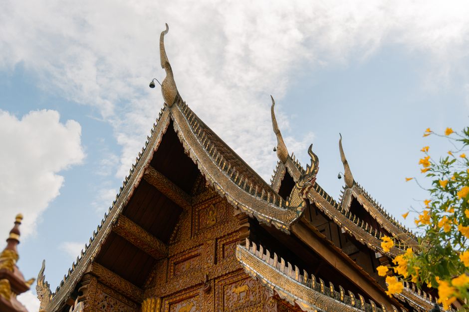 Chiang Mai temple gold architecture
