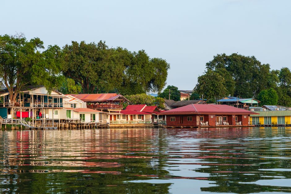 Riverside private pool villa Kanchanaburi Thailand