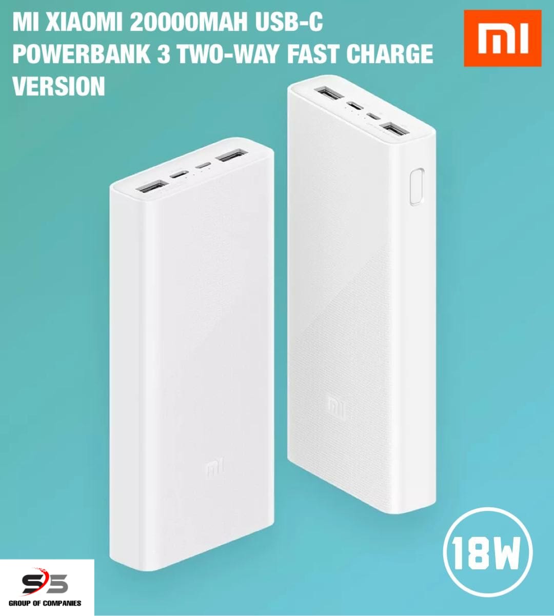 Xiaomi Mi 20000mAh fast charge powerbank