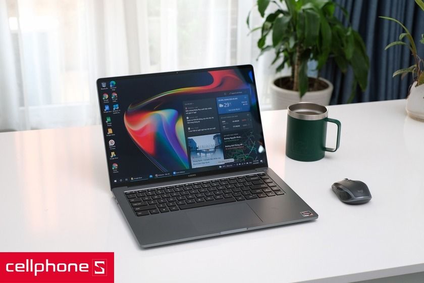 Xiaomi laptop on desk