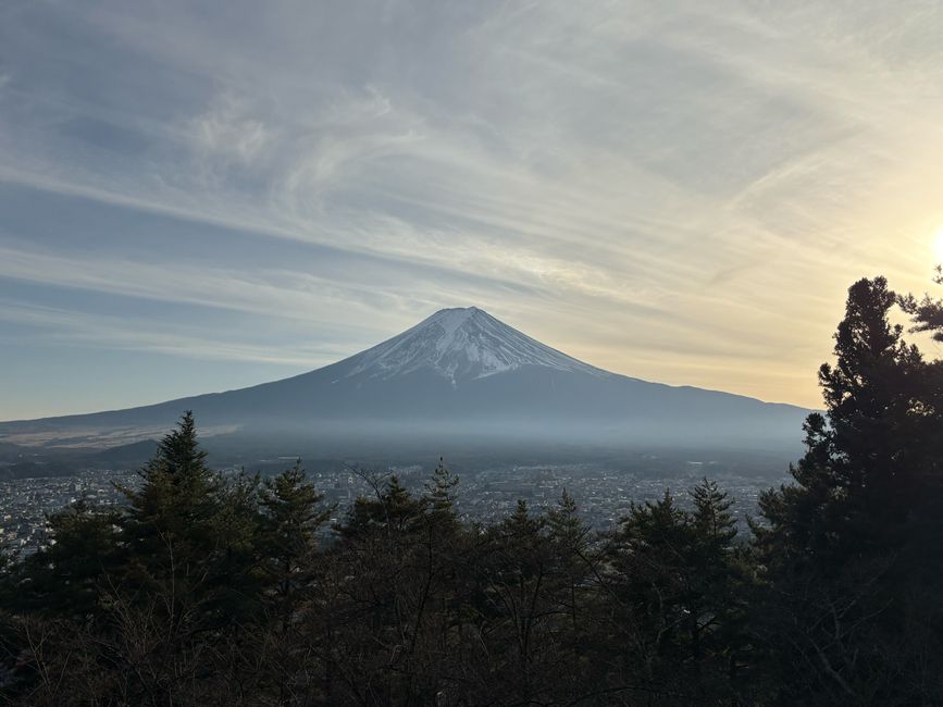 Mount Fuji sunrise view